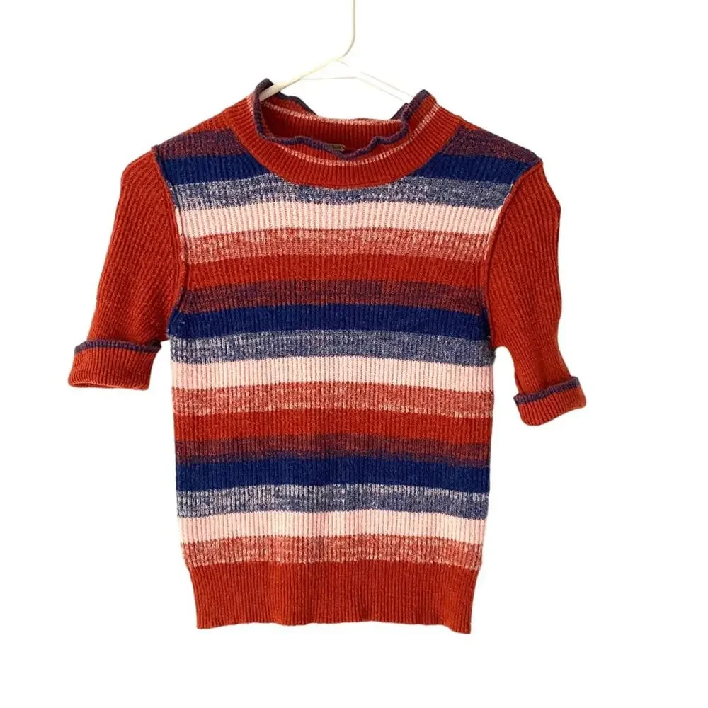 Free People Best Intentions Seater Terracotta Stripe size XS